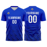 Custom Soccer Jerseys for Men Women Personalized Soccer Uniforms for Adult and Kid Royal-White