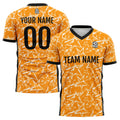 Custom Soccer Jerseys for Men Women Personalized Soccer Uniforms for Adult and Kid Orange enthsush