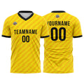 Custom Soccer Jerseys for Men Women Personalized Soccer Uniforms for Adult and Kid Yellow-Black enthsush