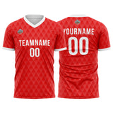 Custom Soccer Jerseys for Men Women Personalized Soccer Uniforms for Adult and Kid Red-White