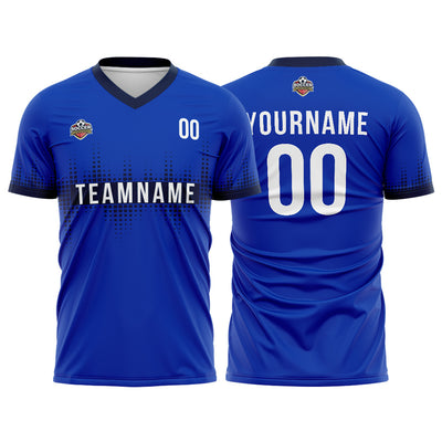 Custom Soccer Jerseys for Men Women Personalized Soccer Uniforms for Adult and Kid Royal-Navy enthsush