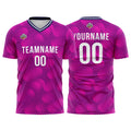 Custom Soccer Jerseys for Men Women Personalized Soccer Uniforms for Adult and Kid Pink-Navy enthsush