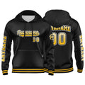 Custom Yellow Black Sweatshirt Hoodie For Men Women Girl Boy Print Your Logo Name Number enthsush