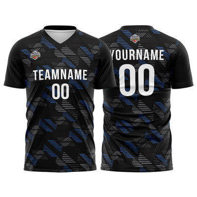 Custom Soccer Jerseys for Men Women Personalized Soccer Uniforms for Adult and Kid Black enthsush