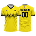 Custom Soccer Jerseys for Men Women Personalized Soccer Uniforms for Adult and Kid Yellow-Black enthsush