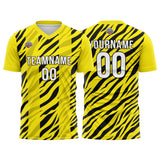 Custom Soccer Jerseys for Men Women Personalized Soccer Uniforms for Adult and Kid Yellow-Black