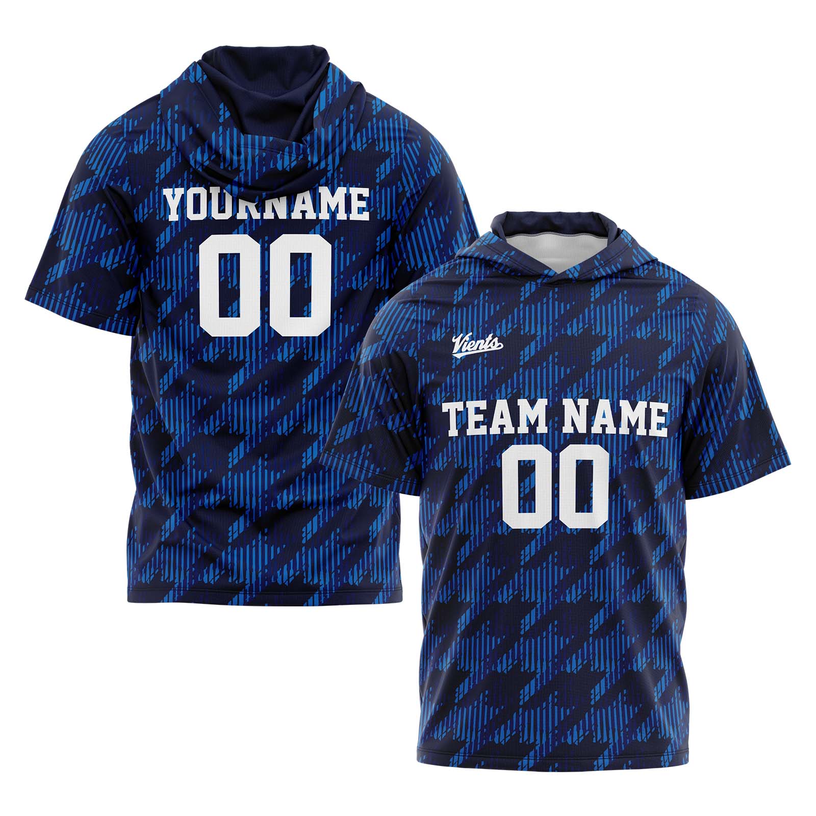 Custom Navy Sleeve Hoodies for Men Women Shirts with Hoods Printed Name Logo enthsush