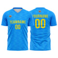 Custom Soccer Jerseys for Men Women Personalized Soccer Uniforms for Adult and Kid Blue-White enthsush