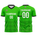Custom Soccer Jerseys for Men Women Personalized Soccer Uniforms for Adult and Kid Green-Black enthsush