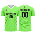 Custom Soccer Jerseys for Men Women Personalized Soccer Uniforms for Adult and Kid Neon Green-White enthsush