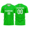 Custom Soccer Jerseys for Men Women Personalized Soccer Uniforms for Adult and Kid Green-White enthsush
