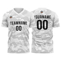 Custom Soccer Jerseys for Men Women Personalized Soccer Uniforms for Adult and Kid White-Black enthsush