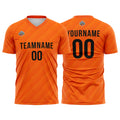 Custom Soccer Jerseys for Men Women Personalized Soccer Uniforms for Adult and Kid Orange enthsush