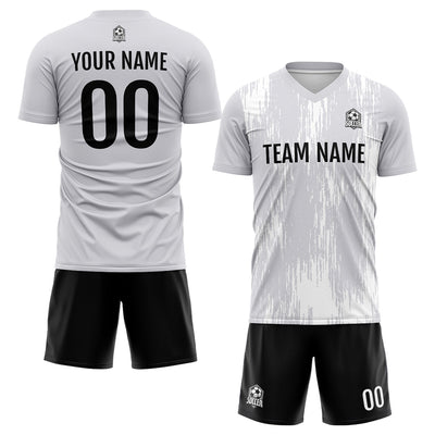 Custom Soccer Jerseys for Men Women Personalized Soccer Uniforms for Adult and Kid Gray enthsush