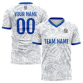 Custom Soccer Jerseys for Men Women Personalized Soccer Uniforms for Adult and Kid Gray&White enthsush