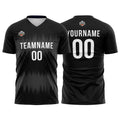 Custom Soccer Jerseys for Men Women Personalized Soccer Uniforms for Adult and Kid Black-Gray enthsush