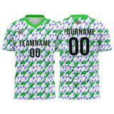 Custom Soccer Jerseys for Men Women Personalized Soccer Uniforms for Adult and Kid Neon Green