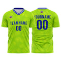 Custom Soccer Jerseys for Men Women Personalized Soccer Uniforms for Adult and Kid Green-Blue enthsush