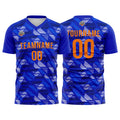 Custom Soccer Jerseys for Men Women Personalized Soccer Uniforms for Adult and Kid Royal-White enthsush