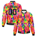 Custom Long Sleeve Windbreaker Jackets Uniform Printed Your Logo Name Number Feather enthsush