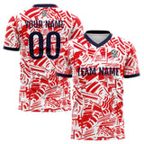 Custom Soccer Jerseys for Men Women Personalized Soccer Uniforms for Adult and Kid Red&Navy