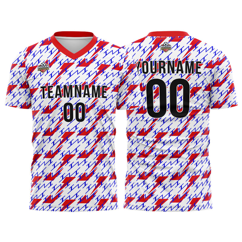 Custom Soccer Jerseys for Men Women Personalized Soccer Uniforms for Adult and Kid Red