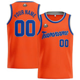 Custom Stitched Basketball Jersey for Men, Women  And Kids Orange-Royal-Gray