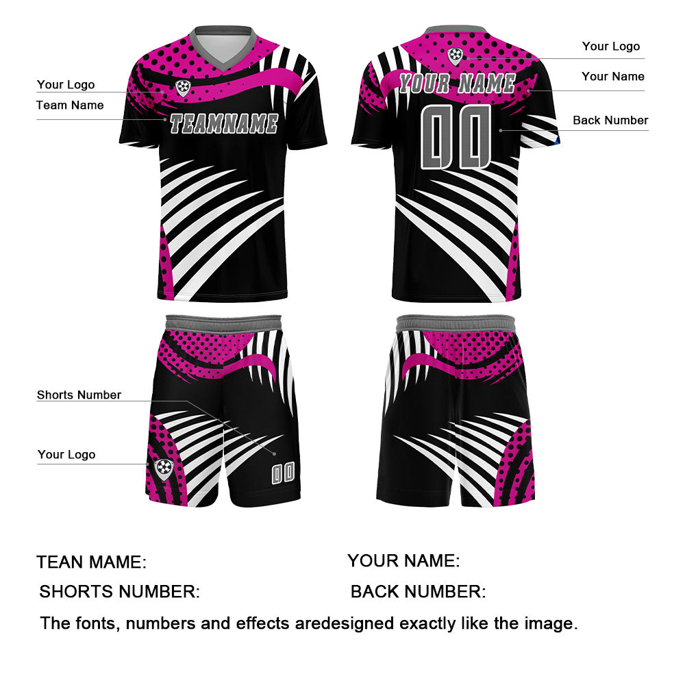 Custom Purple Gray Jerseys for Men Women Personalized Soccer Uniforms for Adult and Kid enthsush