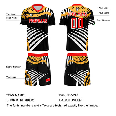 Custom Orange Red Jerseys for Men Women Personalized Soccer Uniforms for Adult and Kid enthsush