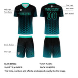 Custom Green Jerseys for Men Women Personalized Soccer Uniforms for Adult and Kid