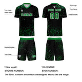 Custom Green Jerseys for Men Women Personalized Soccer Uniforms for Adult and Kid