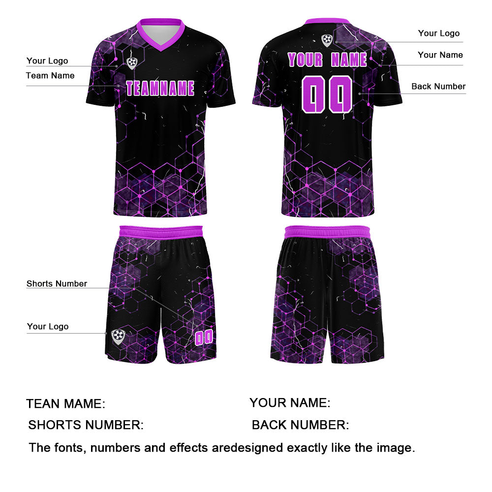 Custom Rose Jerseys for Men Women Personalized Soccer Uniforms for Adult and Kid enthsush