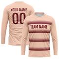 Custom Basketball Soccer Football Shooting Long T-Shirt for Adults and Kids Pink enthsush