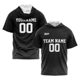 Custom Black Sleeve Hoodies for Men Women Shirts with Hoods Printed Name Logo