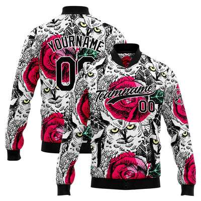 Personalized Custom Men's Jacket Customize Your Team Name, Logo, and Number enthsush