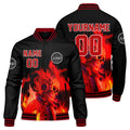 Custom Varsity Jacket Letterman jacket for Men, Women and Youth Black enthsush