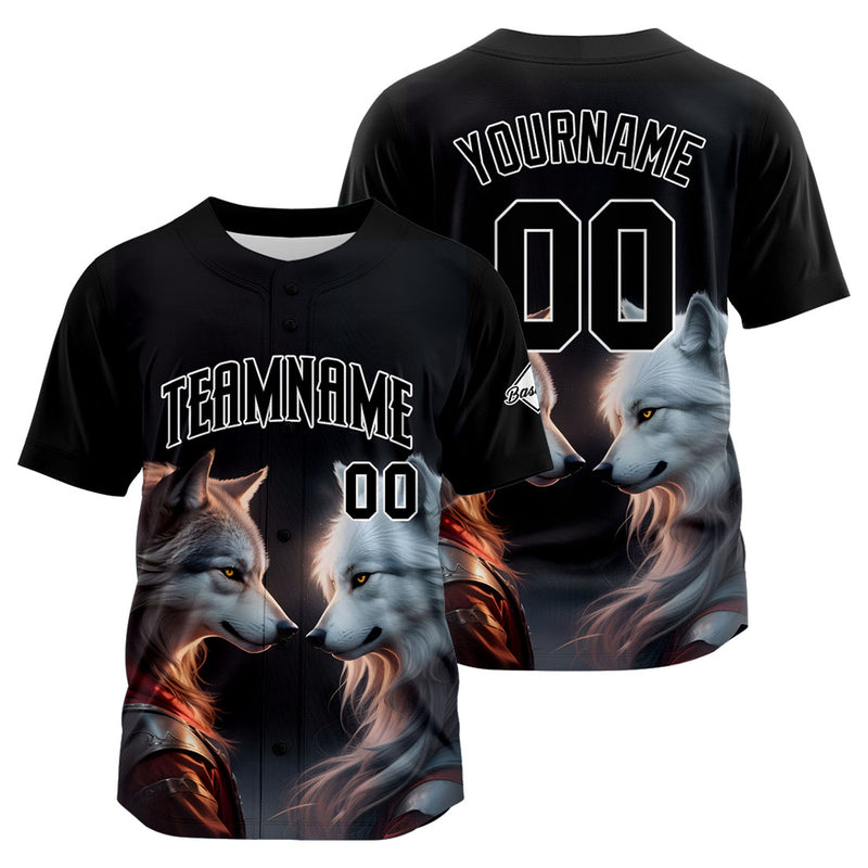 Custom Baseball Uniforms High-Quality for Adult Kids Optimized for Performance Samurai Wolf