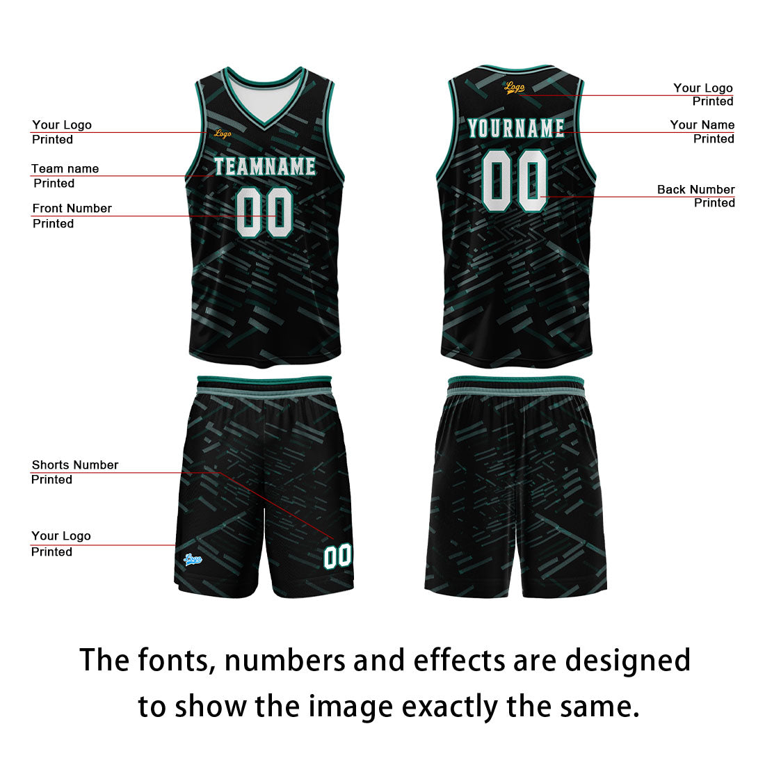 Custom Grass Green Basketball Jersey Uniform Suit Printed Your Logo Name Number enthsush