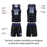 Custom Azure Basketball Jersey Uniform Suit Printed Your Logo Name Number