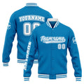 Custom Varsity Jacket Letterman jacket for Men, Women and Youth Blue enthsush
