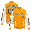 Custom Varsity Jacket Letterman jacket for Men, Women and Youth Yellow White enthsush
