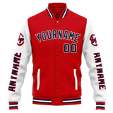 Custom Varsity Jacket Letterman jacket for Men, Women and Youth Red White