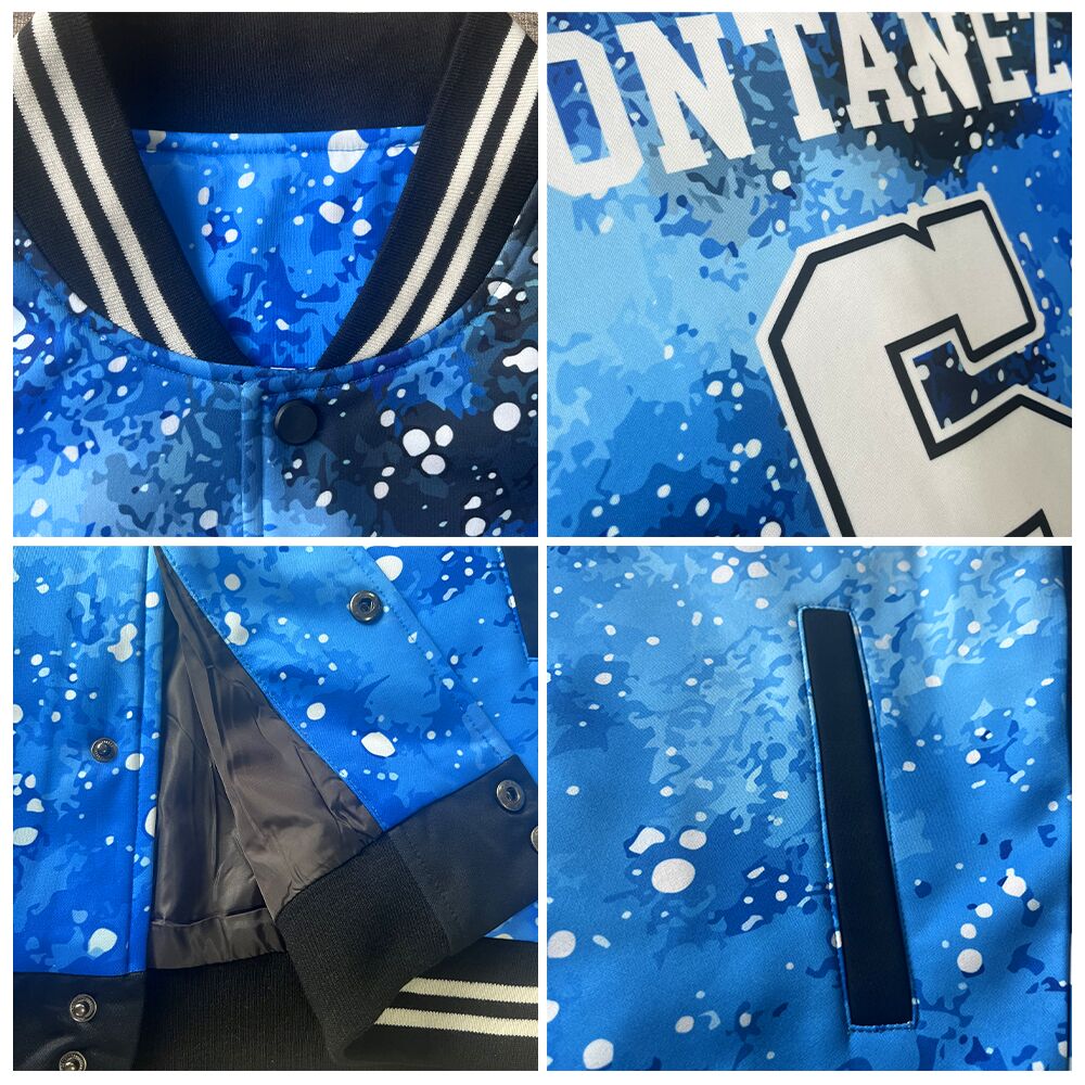 Personalized Custom Men's Jacket Customize Your Team Name, Logo, and Number enthsush