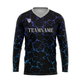 Custom Black Gray Basketball Soccer Football Shooting Long T-Shirt for Adults and Kids