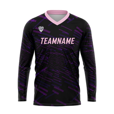 Custom Purple Pink Basketball Soccer Football Shooting Long T-Shirt for Adults and Kids enthsush