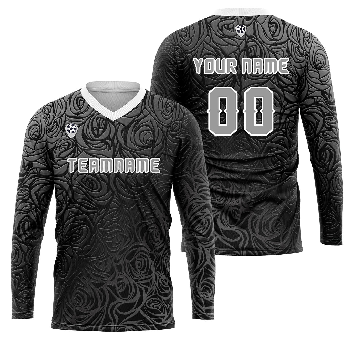 Custom Ash Basketball Soccer Football Shooting Long T-Shirt for Adults and Kids enthsush