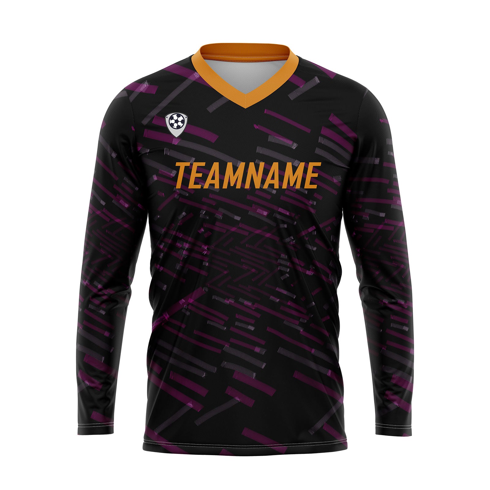 Custom Purple Orange Basketball Soccer Football Shooting Long T-Shirt for Adults and Kids enthsush