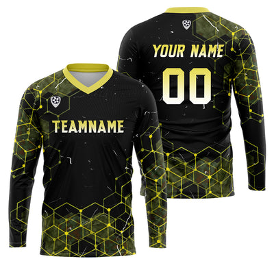 Custom Yellow Basketball Soccer Football Shooting Long T-Shirt for Adults and Kids enthsush