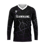 Custom Purple Basketball Soccer Football Shooting Long T-Shirt for Adults and Kids