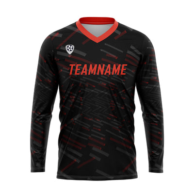 Custom Red White Basketball Soccer Football Shooting Long T-Shirt for Adults and Kids enthsush